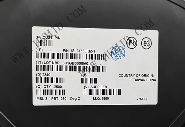 瑞薩電子 ISL3155EIBZ——高可靠性RS-485/RS-422收發(fā)器，帶16kV ESD保護功能